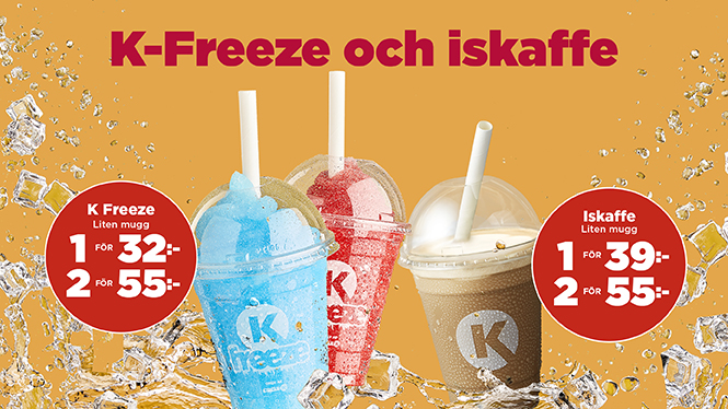 K-Freeze och Iskaffe!