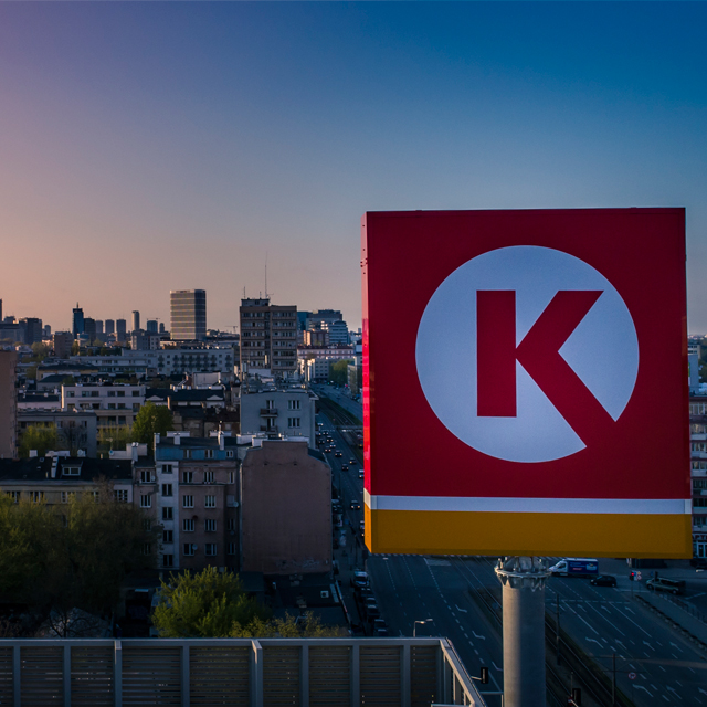 Circle K och utsikt